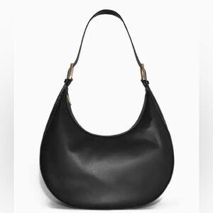 COS Leather Crescent Shoulder Bag